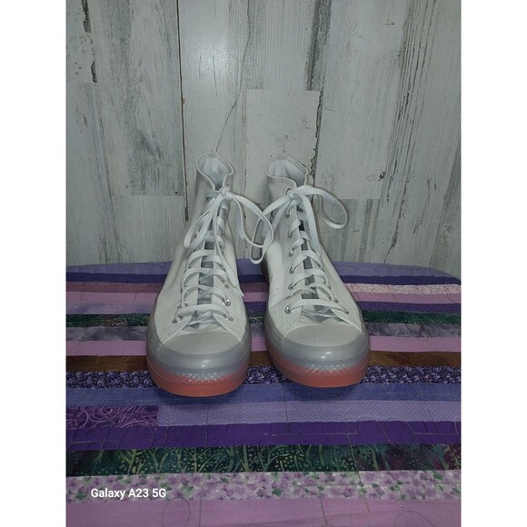 Converse Chuck Taylor CTAS CX Hi Sneaker WHITE MANGO 167807C Men's 13 - Picture 2 of 11